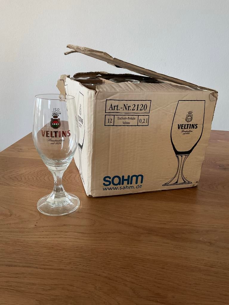 Veltins Bierglazen - 11 Stuks, Glas of Glazen, Gebruikt, Ophalen of Verzenden, Glas