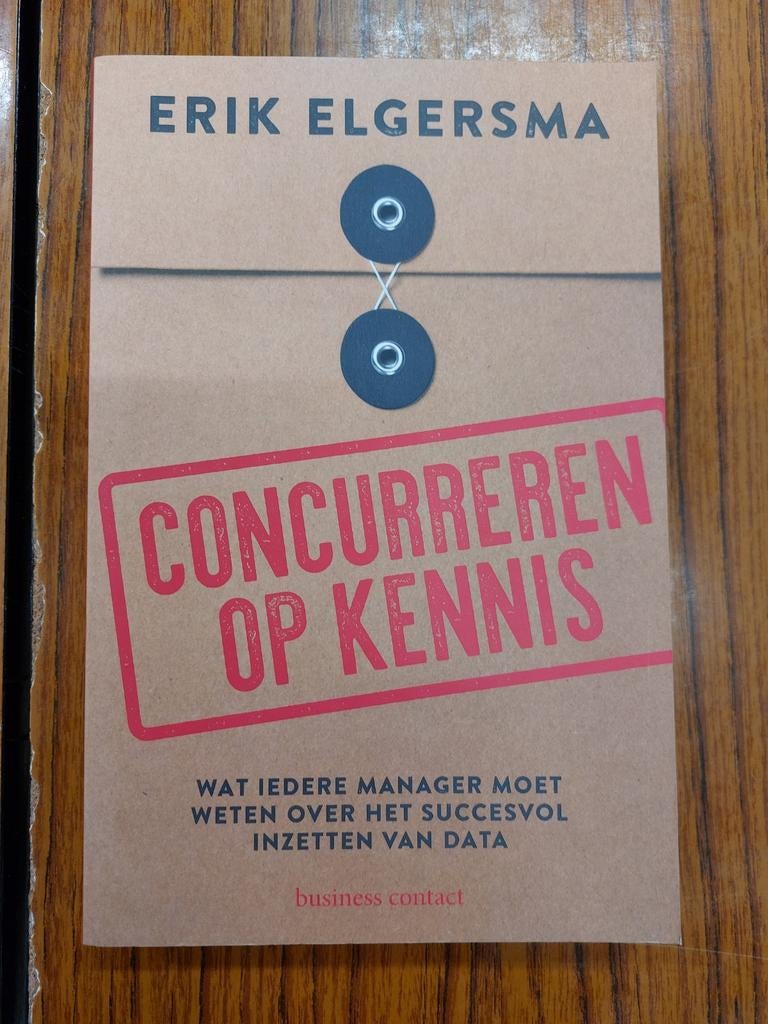 Erik Elgersma - Concurreren op kennis, Erik Elgersma, Ophalen of Verzenden, Management, Zo goed als nieuw