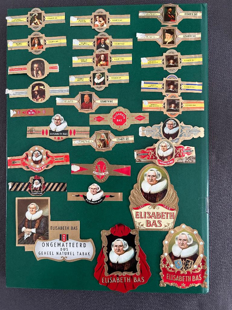 Sigarenbandjes Elisabeth Bas zonder plakkers, Ophalen, Zo goed als nieuw, Sigarenbandjes