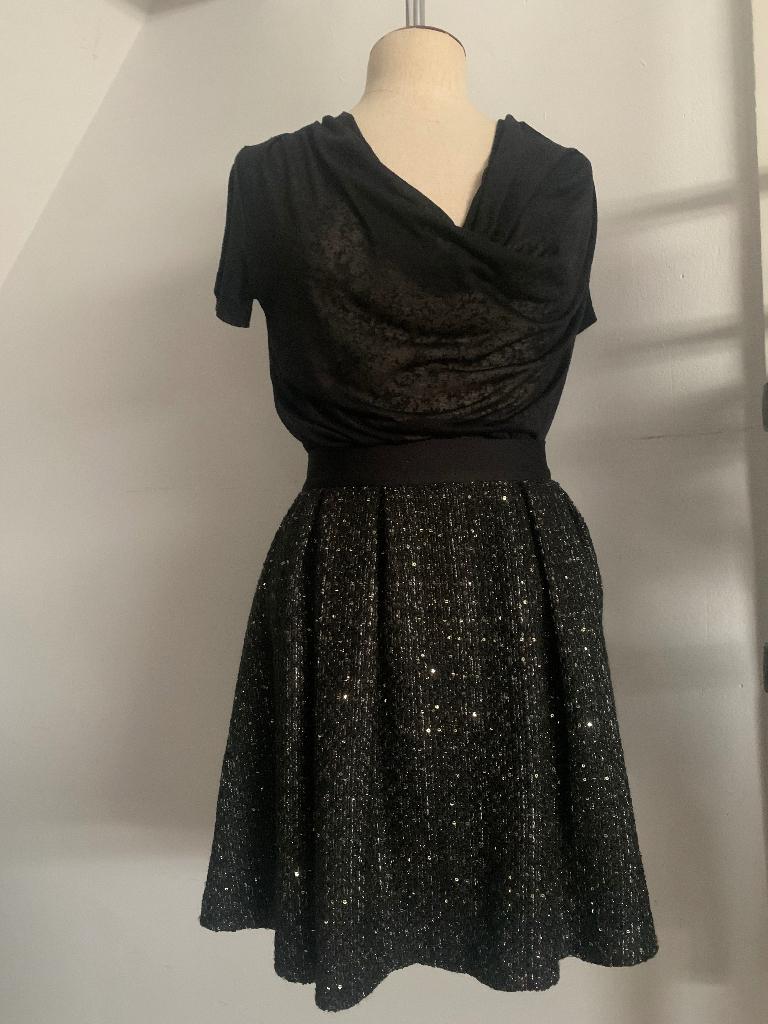Day Birger et Mikkelsen transparante waterval top zwart S/36, Kleding | Dames, T-shirts, Verzenden, Zwart, Day Birger et Mikkelsen