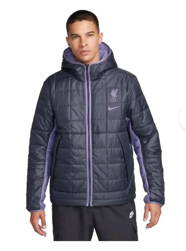 Nike Liverpool Winterjas Maat L, Maat 52/54 (L), Paars, Nike, Ophalen of Verzenden