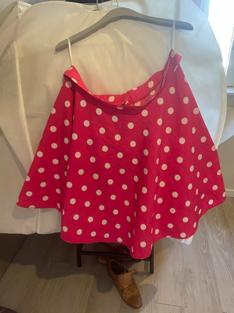 Polkadot Rok - Maat XL, Kleding | Dames, Ophalen of Verzenden, Zo goed als nieuw, Maat 46/48 (XL) of groter, Carnaval