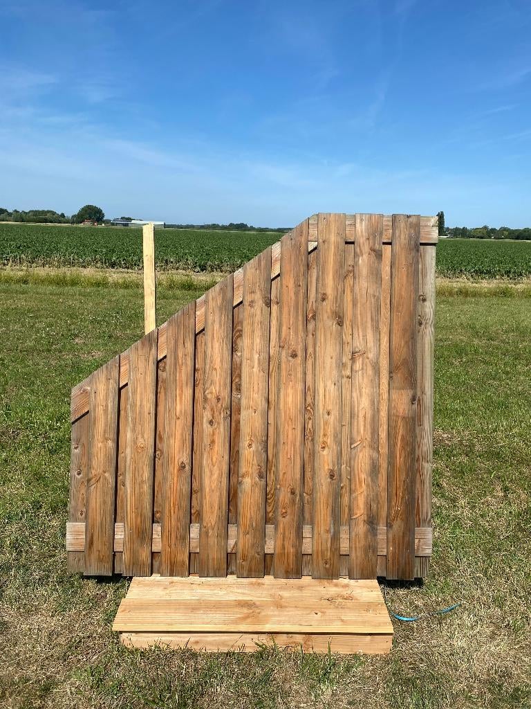 Schutting 21 planks 4 stuks beschikbaar 45,- ps - MP25048, Ophalen, 1 tot 2 meter, Minder dan 3 meter, Zo goed als nieuw