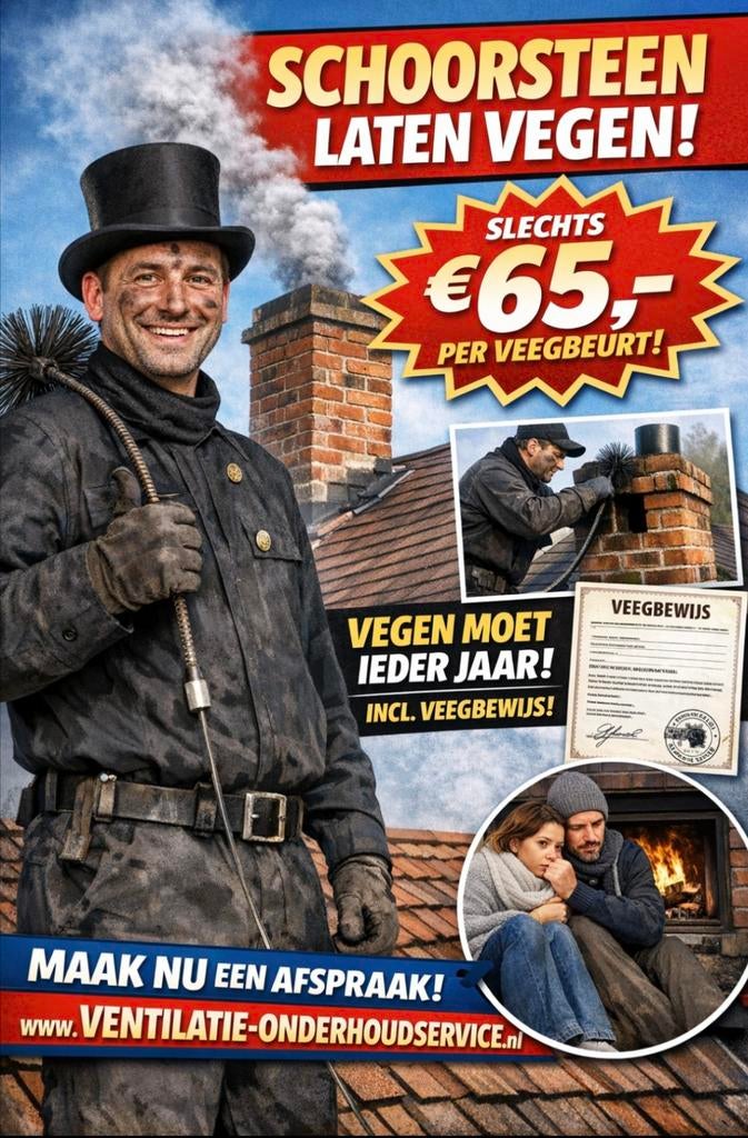 Schoorsteen veger Overijssel