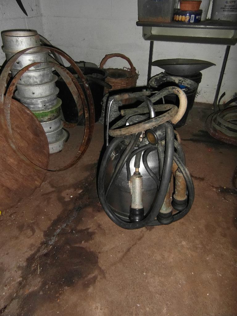 Melk ketel  Westfalia, Ophalen