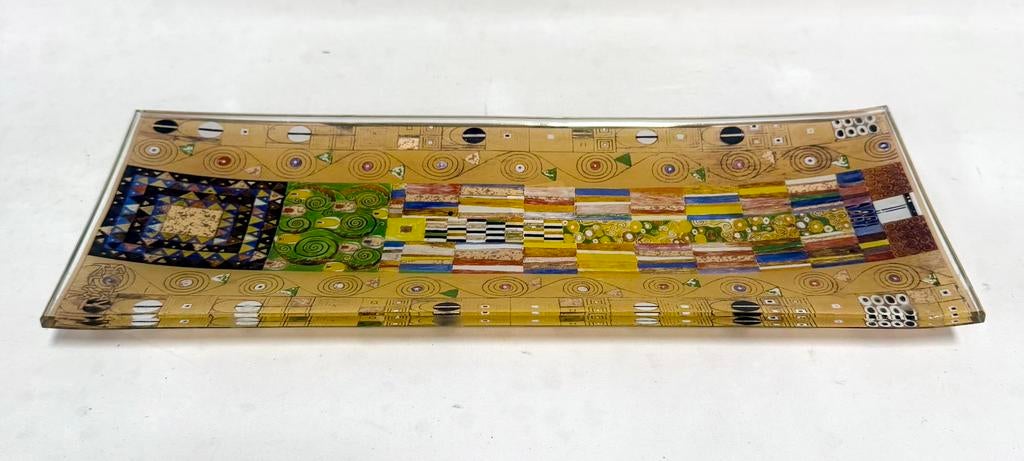 Goebel collectie - Gustav Klimt lange schaal *design*, Ophalen of Verzenden, Zo goed als nieuw