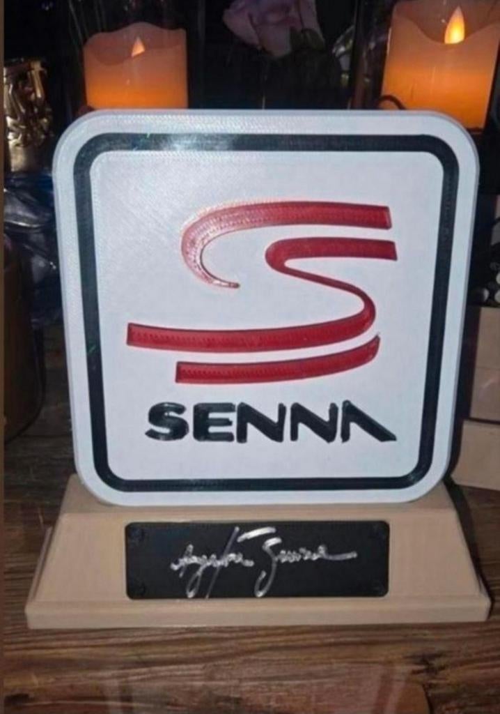Ayrton Senna Gedenkplaat - Eerbetoon aan een Legende!, Ophalen of Verzenden, Nieuw