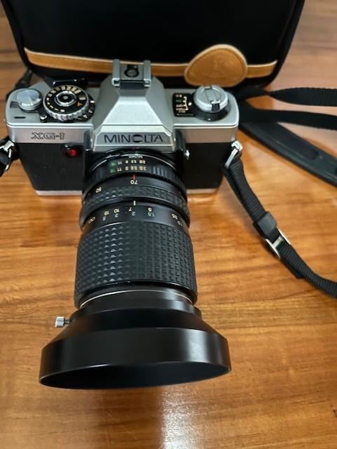 minolta xg 1, Audio, Tv en Foto, Fotocamera's Analoog, Ophalen of Verzenden, Gebruikt, Spiegelreflex, Minolta