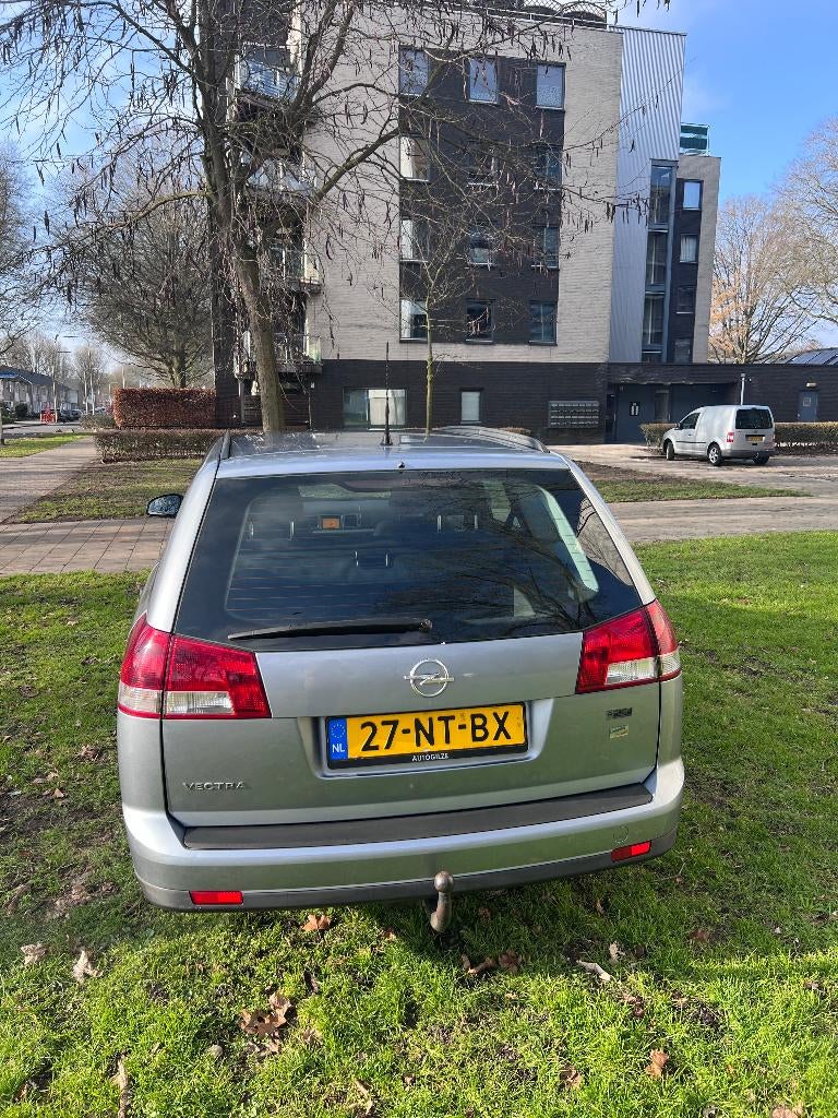 Opel Vectra wagon 1.8 16V | 2004 | Grijs| Airconditioning, Auto's, 1370 kg, 4 cilinders, 1796 cc, Origineel Nederlands