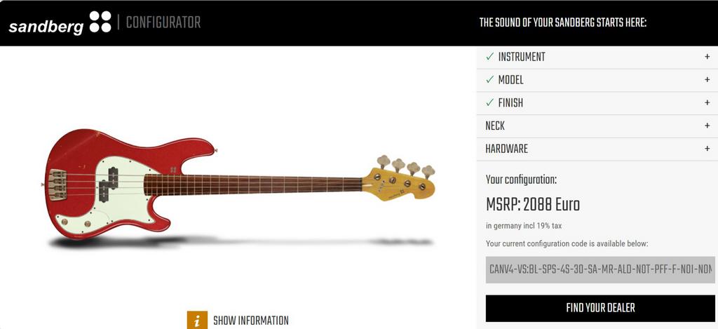 Sandberg Lionel Shortscale Basgitaar - Soft Aged, EMG GZR, Ophalen, Zo goed als nieuw, Elektrisch