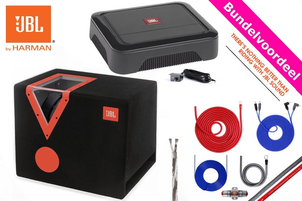 1400W JBL Subwoofer + JBL Monoblock + Kabels + Controller, ., Nieuw, Ophalen of Verzenden, .