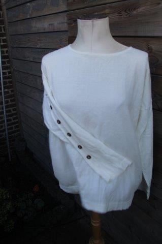 Trui creme Alysi mt M Vaste prijs OPRUIMING, Maat 38/40 (M), Verzenden, Beige, Alysi