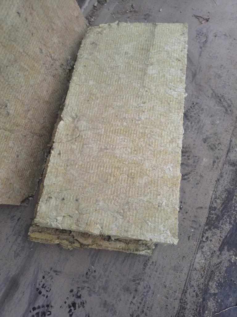 Steenwol platen 12 cm, Ophalen, Gebruikt, Steenwol, 15 m² of meer