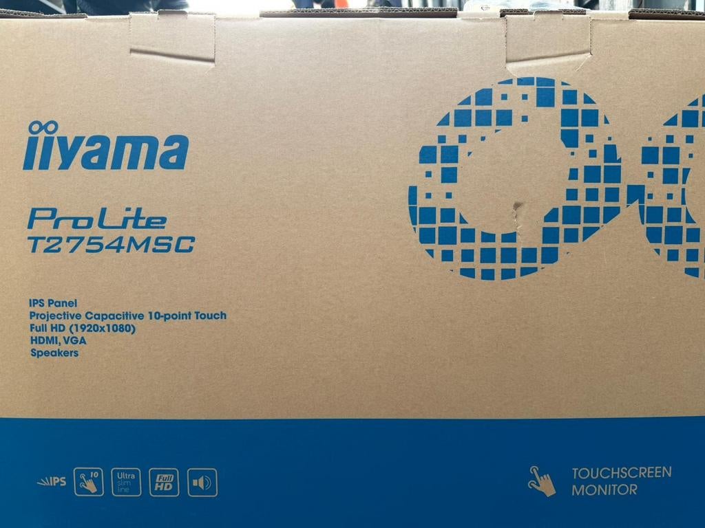 iiyama ProLite T2754MSC-B1AG 27" Full HD Touchscreen Monitor, Computers en Software, Monitoren, Iiyama, IPS, HDMI, Nieuw