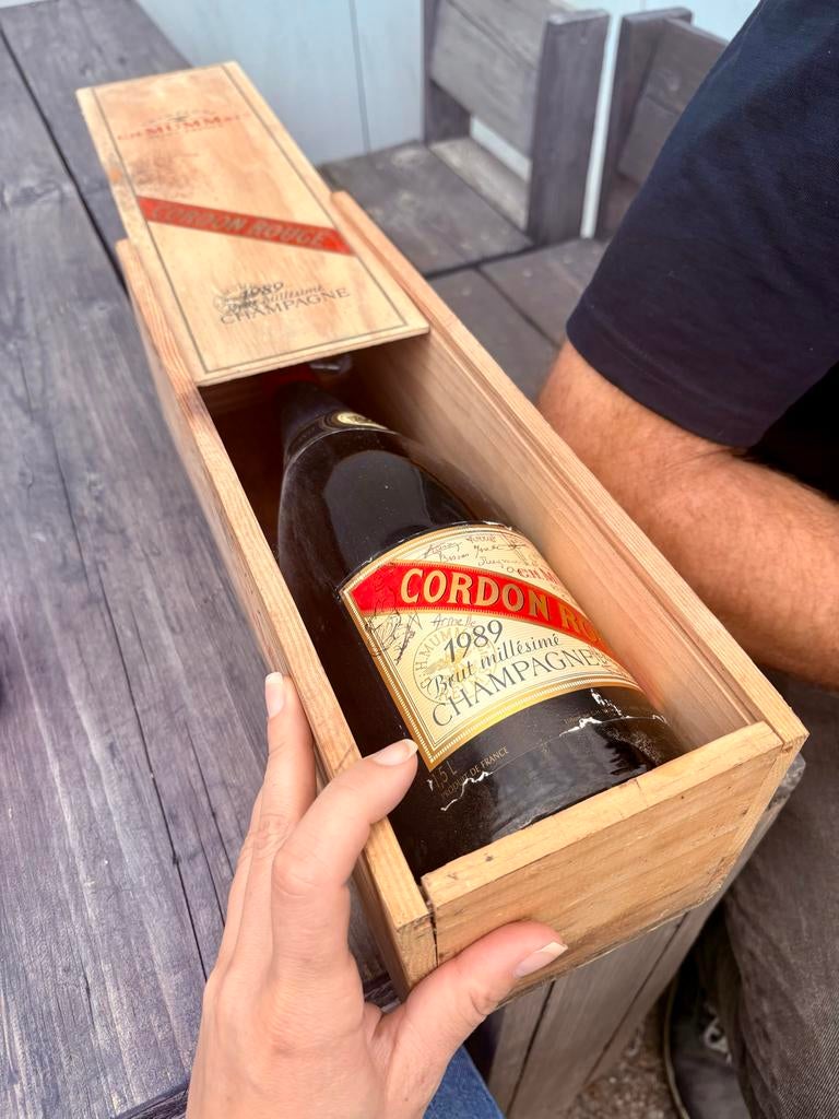 G.H. Mumm Cordon Rouge Brut Millésimé Champagne 1989, Frankrijk, Nieuw, Ophalen of Verzenden, Champagne