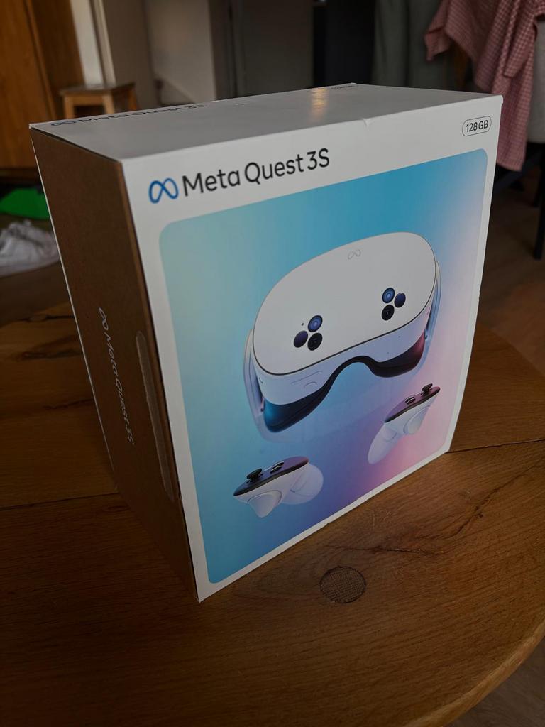 Meta Quest 3S, Spelcomputers en Games, Virtual Reality, Ophalen of Verzenden, Zo goed als nieuw, VR-bril, Overige platformen