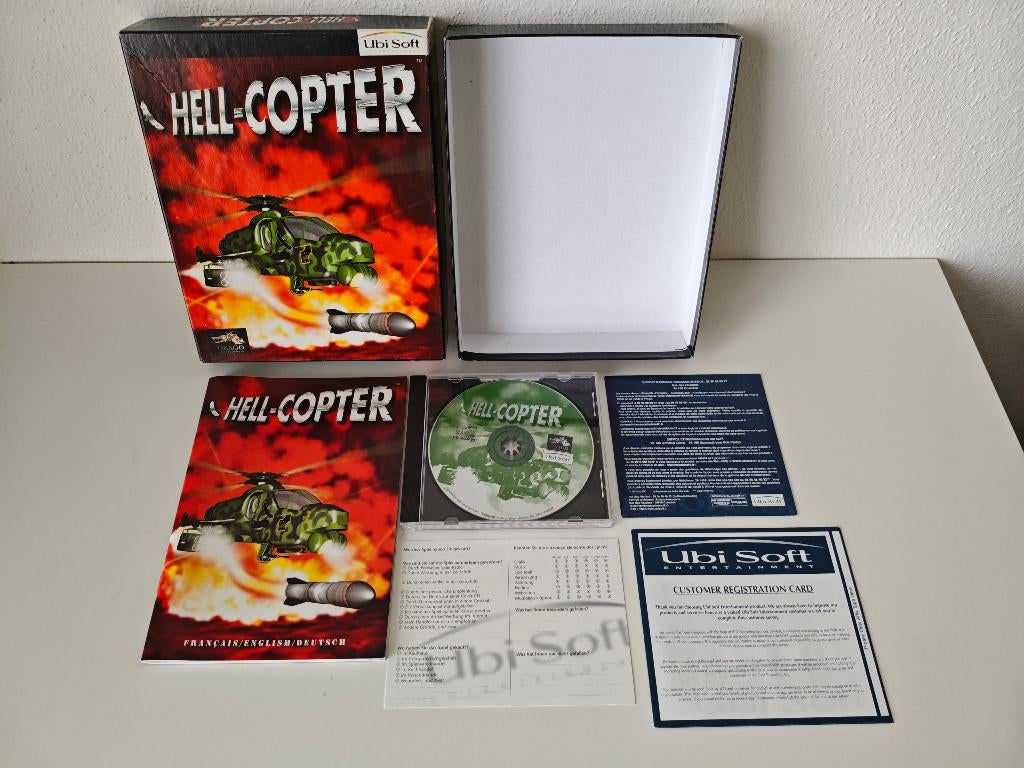 Hell-Copter Big Box PC Game Spel, 1 speler, Ophalen of Verzenden, Gebruikt, Vanaf 3 jaar