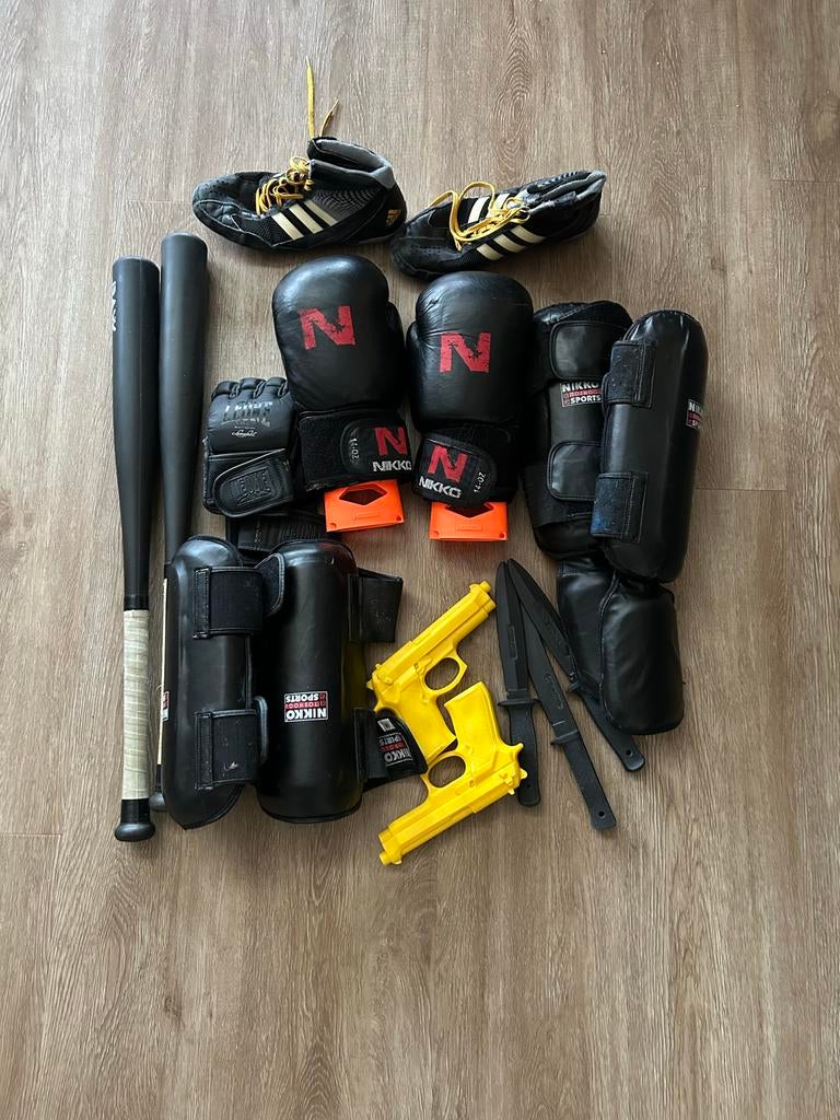Complete Krav Maga & Vechtsport Uitrusting (M), Sport en Fitness, Vechtsporten en Zelfverdediging, Ophalen, Gebruikt, Overige