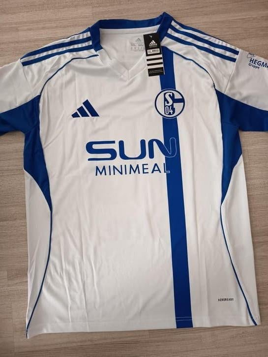 Nieuw shirt Schalke 04, Kleding | Heren, Sportkleding, Wit, Nieuw, Overige maten, Ophalen of Verzenden