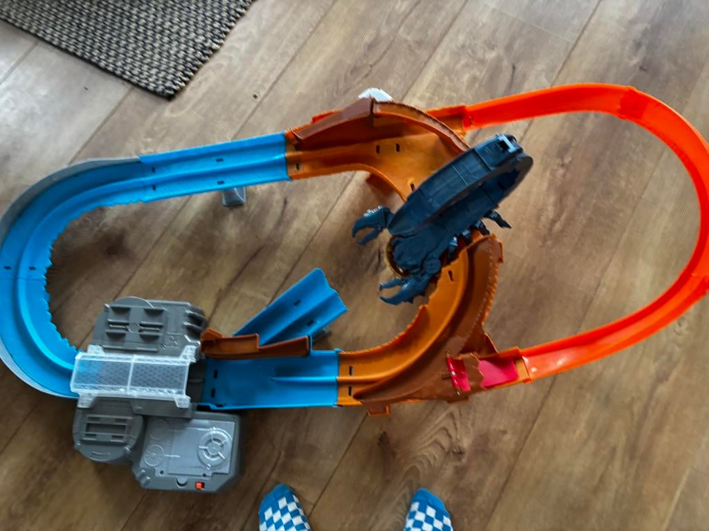Hot wheels schorpioen, Ophalen, Racebaan, Gebruikt, Hot Wheels