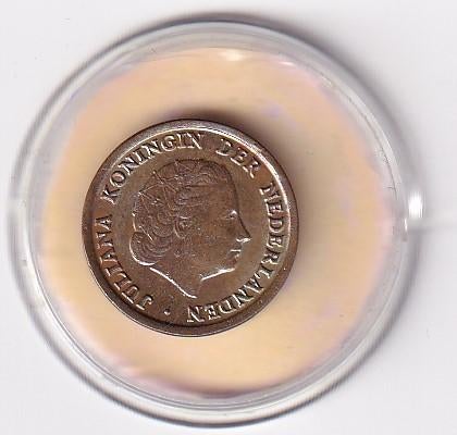 1 Cent 1952 Zeer netjes met diverse muntkleuren, Postzegels en Munten, Munten | Nederland, Verzenden, Koningin Juliana, 1 cent