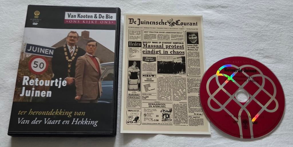 Van Kooten & De Bie Retourtje Juinen Dvd Cabaret & Sketches, Alle leeftijden, Ophalen of Verzenden, Zo goed als nieuw, Stand-up of Theatershow