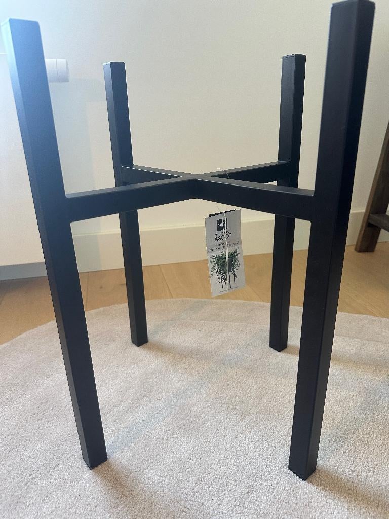 Mica Ascot plantenstandaard XL zwart (nieuw!), Ophalen, Kunststof, Vierkant, Nieuw