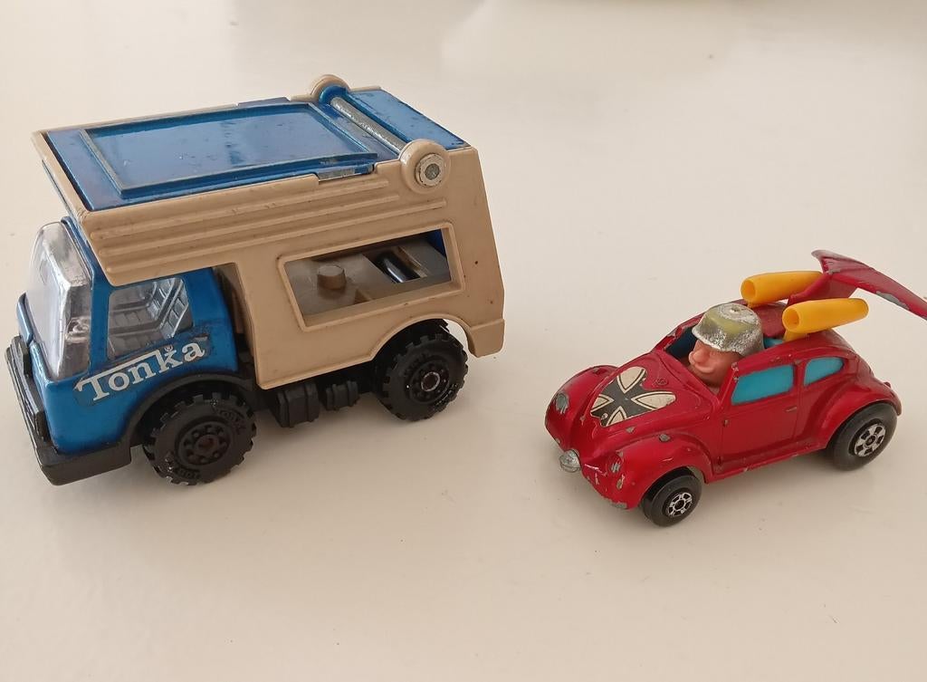Tonka camper jaren 70 en Matchbox nr 11 Flying Bug, Ophalen of Verzenden