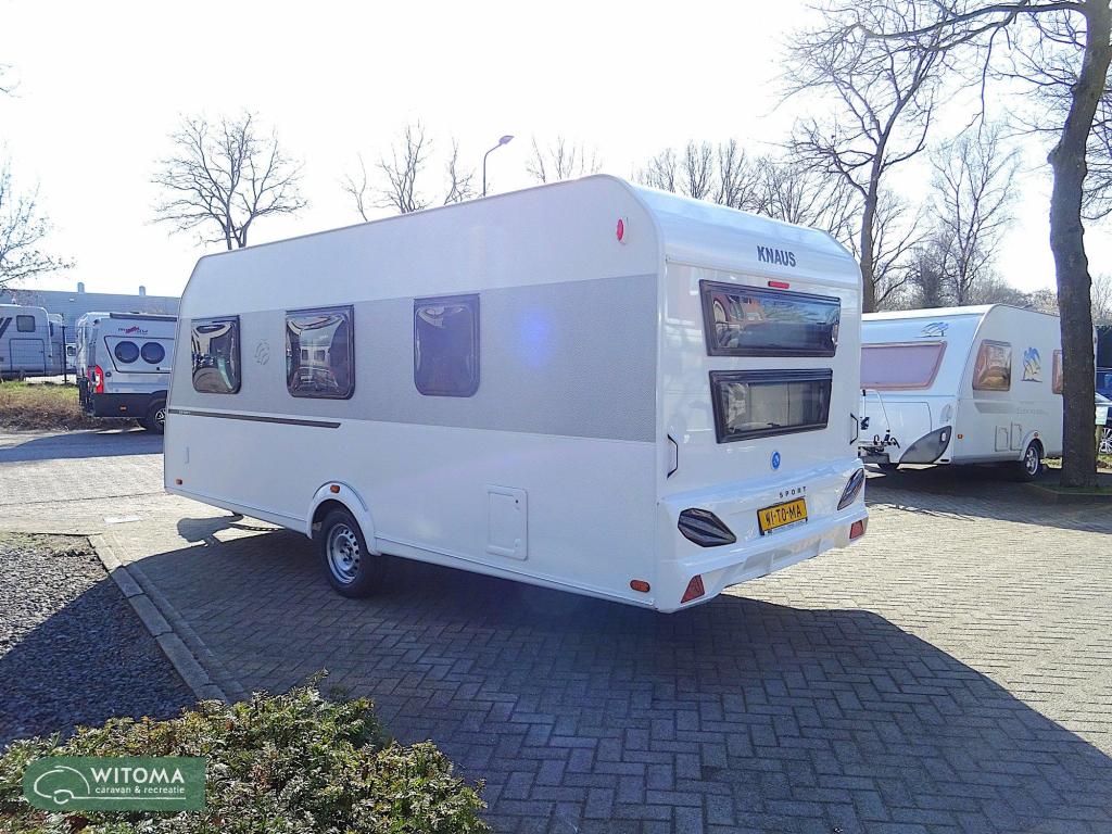 Knaus Sport 500 QDK 50 jaar Witoma voordeel!, Schokbreker, Dwarsbed, Bedrijf, Treinzit