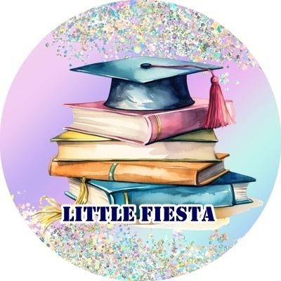 L1304 icing frosting geslaagd 19cm eetbare taart print top, Ophalen of Verzenden, Nieuw, Taarten, Versiering