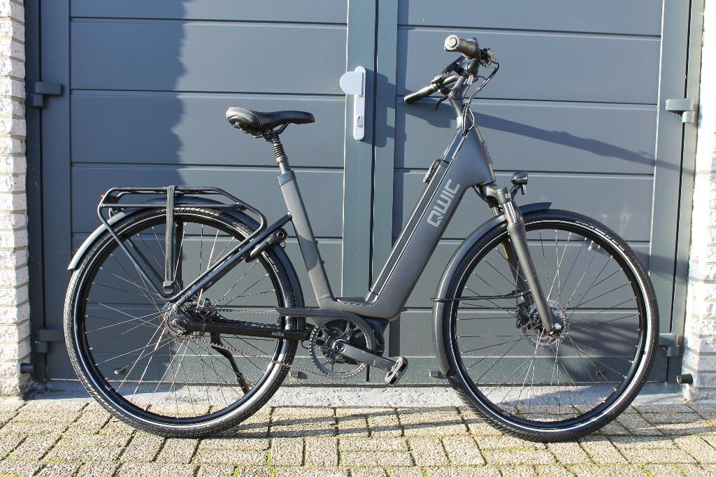 Qwic Mira Tour dames e-bike lage instap maat 54 belt, Ophalen, Qwic, Zo goed als nieuw, 51 tot 55 cm
