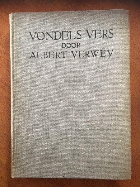 Vondels vers door Albert Verwey, Verzenden, Gelezen, Eén auteur