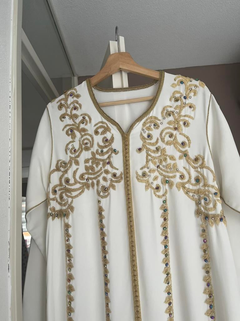 Hand bewerkte lange feest jurk, Ophalen of Verzenden