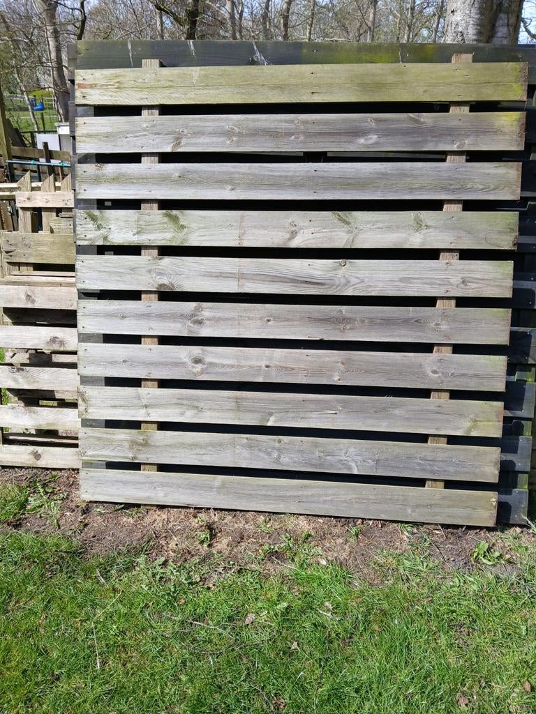 Schutting., Tuin en Terras, Schuttingen, Ophalen, Minder dan 3 meter, Hout, 1 tot 2 meter