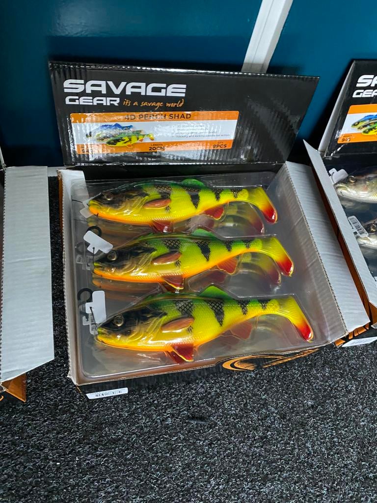 Savage Gear Perch shad 20cm 94gr (3 kleuren), D, Overige typen, Nieuw, Ophalen of Verzenden