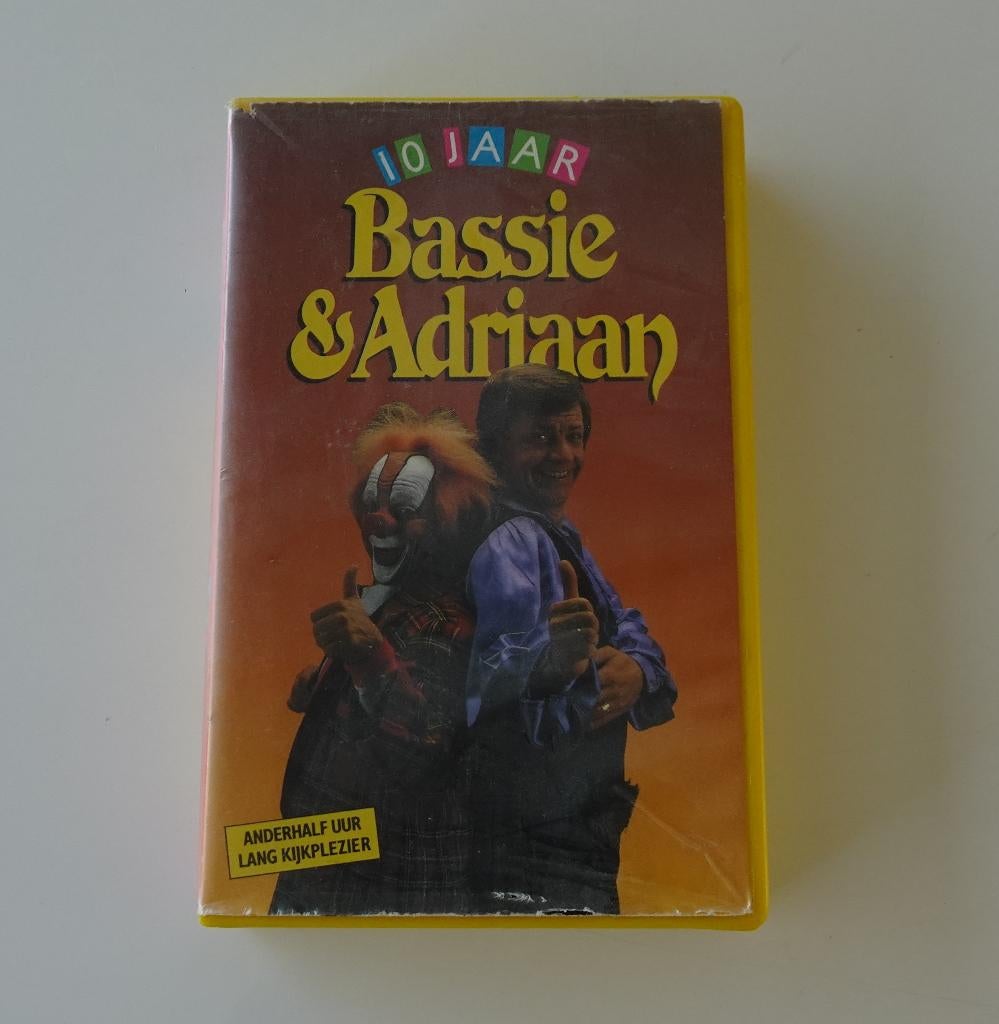Bassie & Adriaan 10 Jaar - VHS, Ophalen, Alle leeftijden, Kinderprogramma's en -films, Overige typen