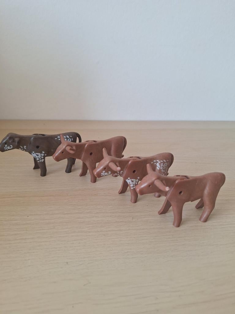 Playmobil longhorns met beschadigde horens, Ophalen of Verzenden, Gebruikt, Los playmobil