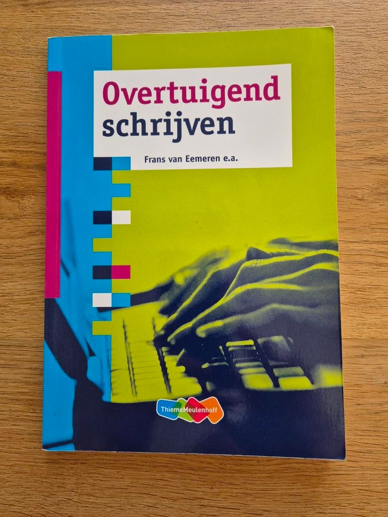 F. van Eemeren - Overtuigend schrijven, Ophalen of Verzenden, Zo goed als nieuw, F. van Eemeren; B. Garssen; E. Rietstap, Nederlands