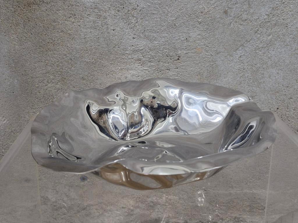 Vintage fruitschaal Alessi Schaal van Lluis Clotet 2000, Overige materialen, Schaal, Rond, Ophalen of Verzenden