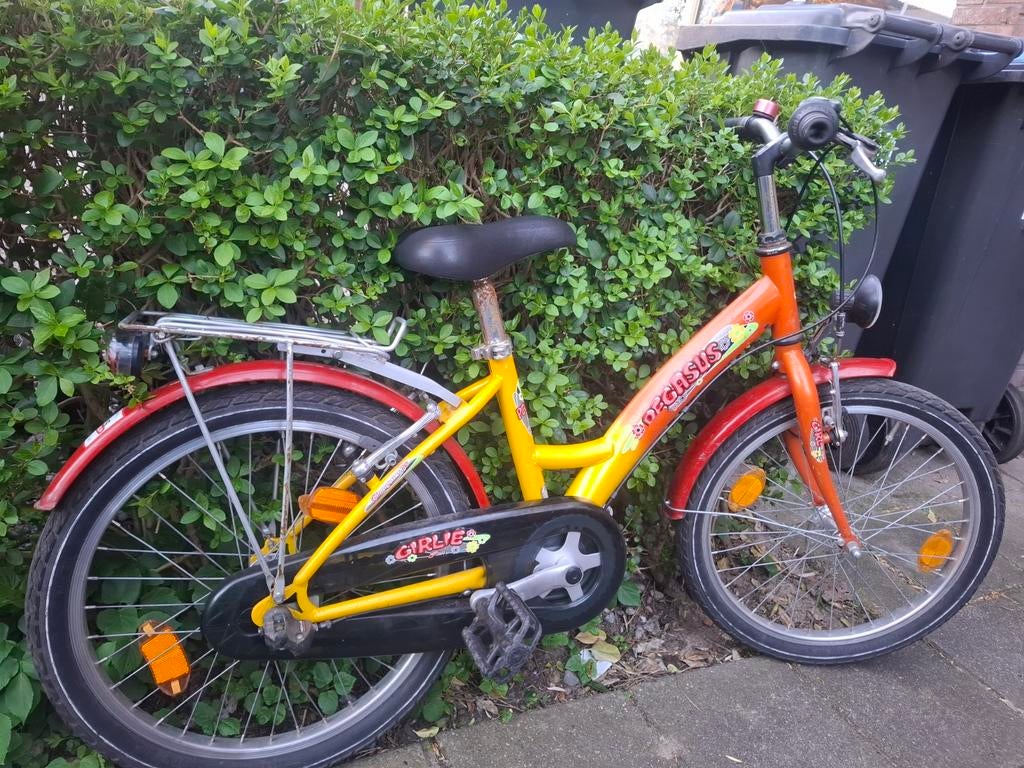 Meisjes fiets 20. Inch . 3. Versnellingen, Ophalen of Verzenden, Gebruikt, 20 inch