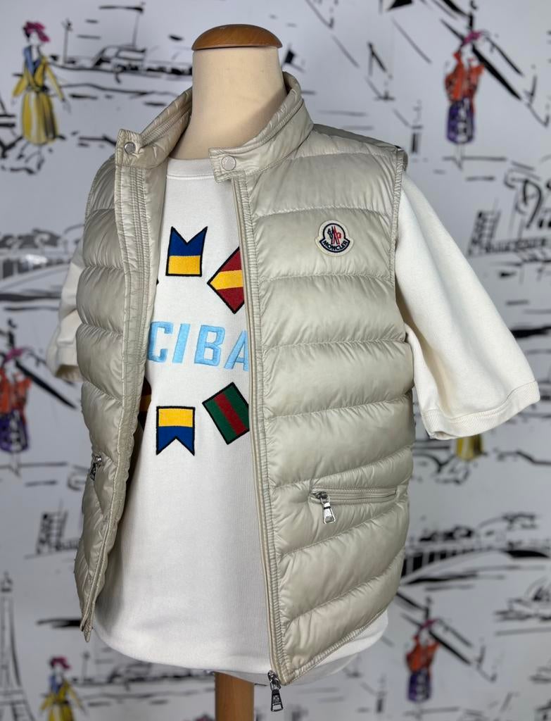 Moncler kinderen Gui bodywarmer jas maat 12 (360 euro), Moncler EU, Verzenden, Jongen of Meisje, Zo goed als nieuw