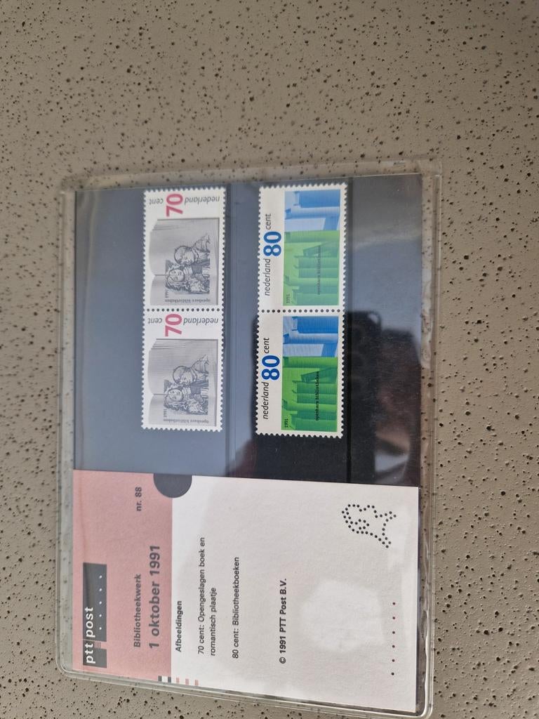 Bibliotheekwerk PTT Post - 1 oktober 1991, Ophalen of Verzenden