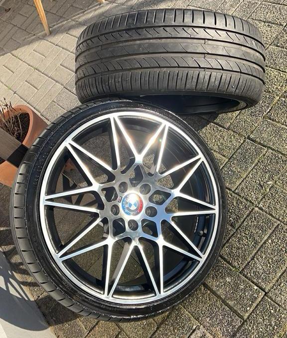 20 inch BMW Velgen Met goede Zomerbanden, Auto-onderdelen, Banden en Velgen, Ophalen, Gebruikt, 255 mm, Banden en Velgen