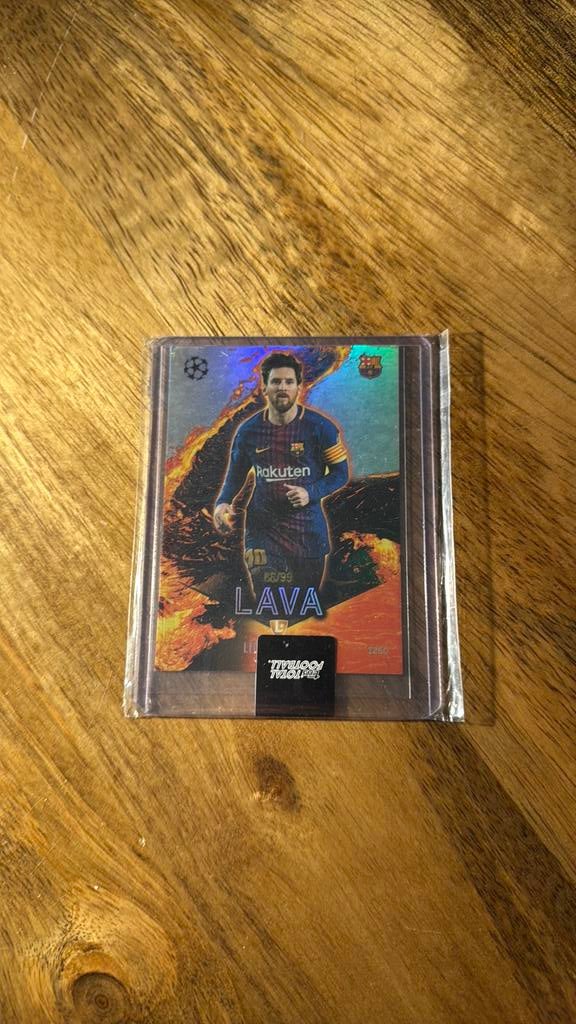 Lionel Messi /99 Total Football Lava, Ophalen of Verzenden, Zo goed als nieuw, Plaatje