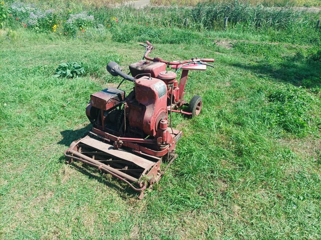 Leuke kooimaaier antiek TORO, Tuin en Terras, Zitmaaiers, Ophalen, 120 cm of meer
