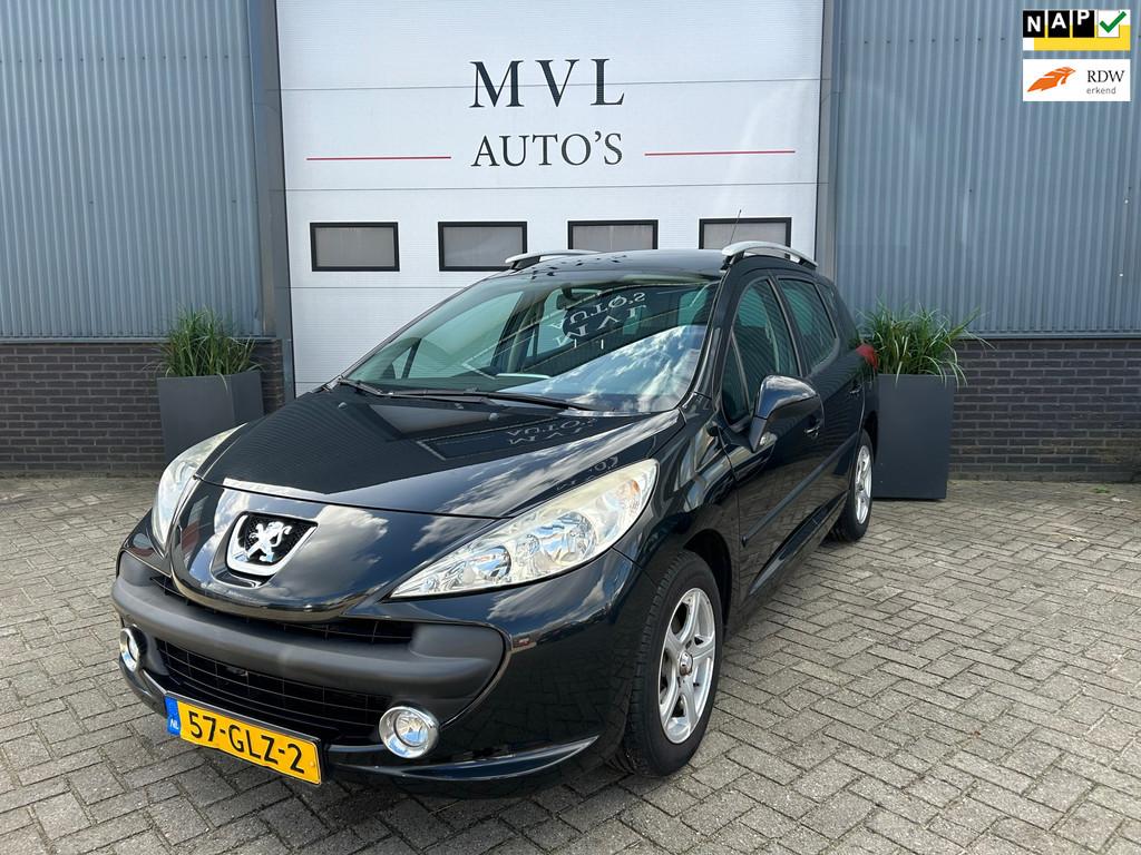 Peugeot 207 SW 1.6 VTi XS, Gebruikt, 4 cilinders, Zwart, 600 kg