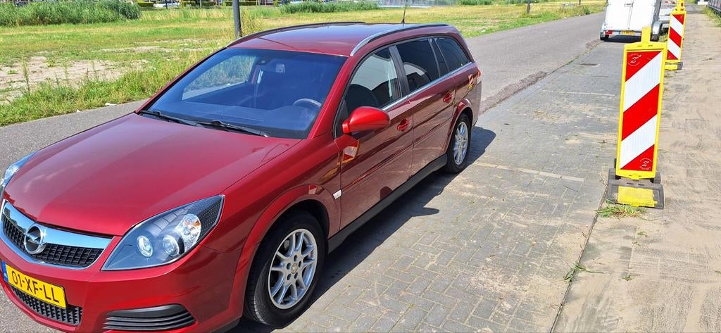 Opel Vectra 1.8 16V St.wgn 2007 Rood, Auto's, Stof, Elektrische buitenspiegels, Zwart, 4 cilinders