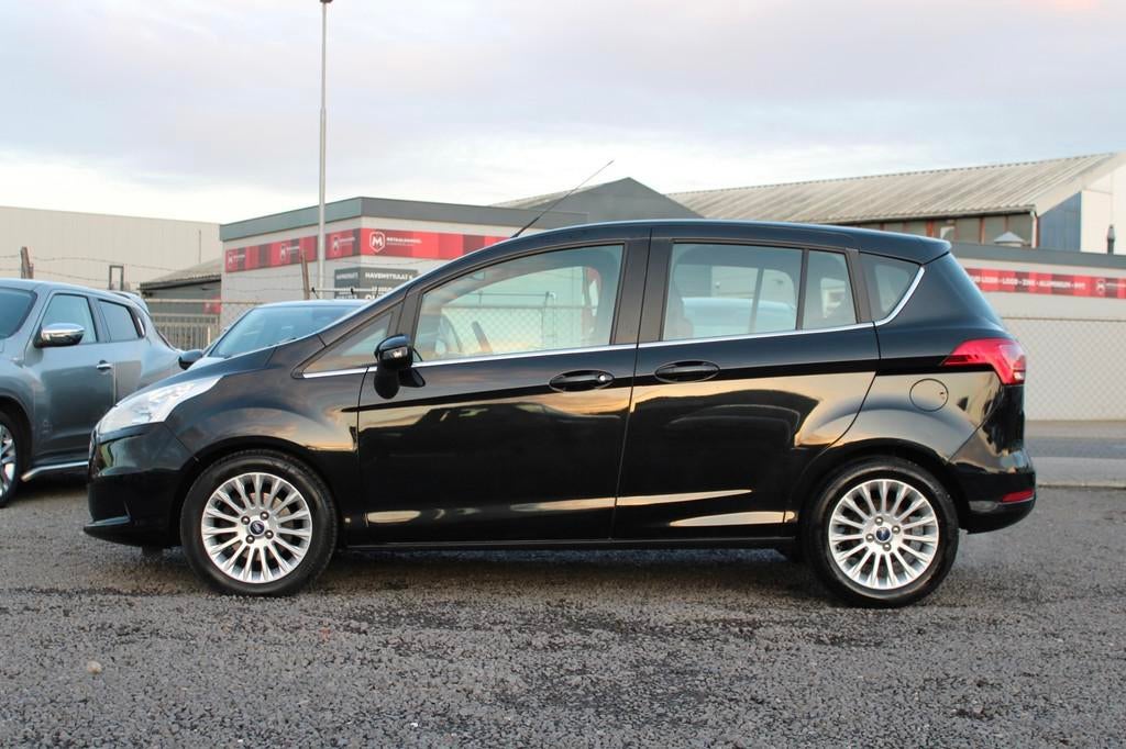 Ford B-Max 1.0 EcoBoost Titanium/NAVI/CAMERA/NW APK, Auto's, Voorwielaandrijving, Euro 5, Gebruikt, Zwart