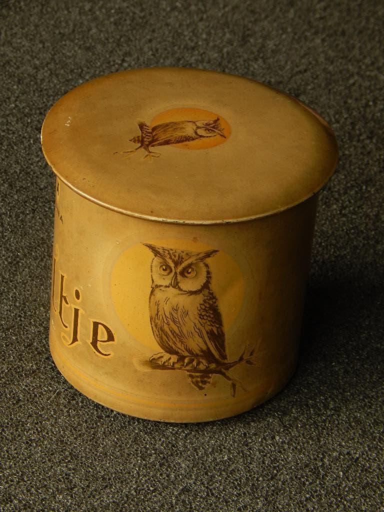 Rond blik Uiltje sigaren, Ophalen of Verzenden, Gebruikt, Overige, Overige merken