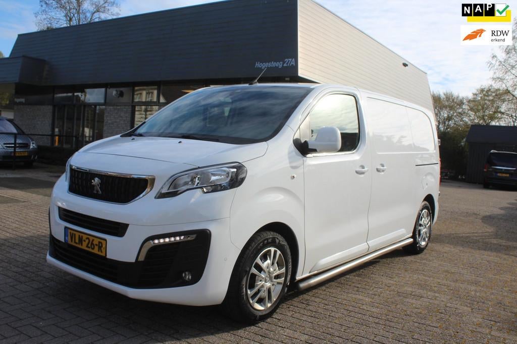 Peugeot Expert lang 2 x schuifdeur automaat 2.0 BlueHDI 145, Auto's, Gebruikt, 4 cilinders, Leder en Stof, Origineel Nederlands